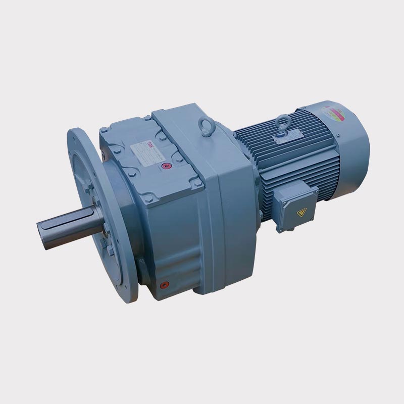 D Series Solid Shaft Helical Standard AC Gear Motor med broms